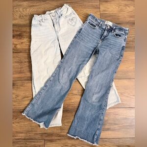 Abercrombie Kids Light Blue & Medium Blue Bootcut Jeans Set
